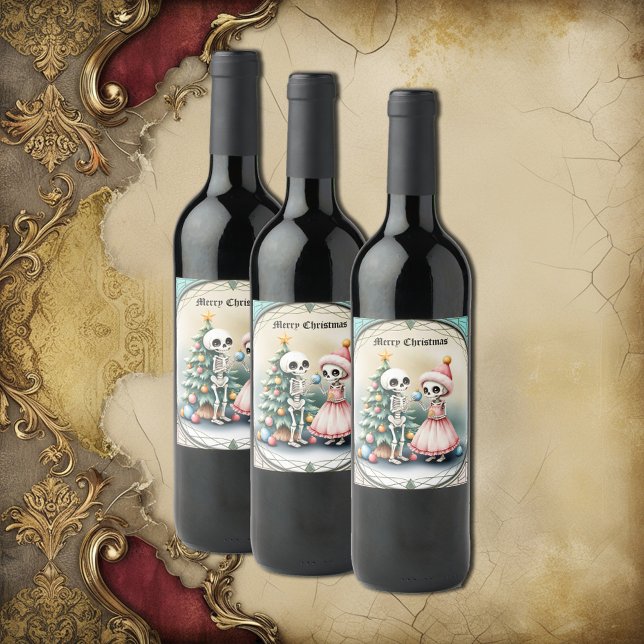 Rótulo De Garrafa De Cerveja Ossos, bolas, e um pouco de magia (Criador carregado)