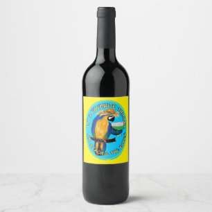 RÓTULO DE GARRAFA DE CERVEJA PAPAGAIO
