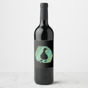 Rótulo De Garrafa De Cerveja Pato