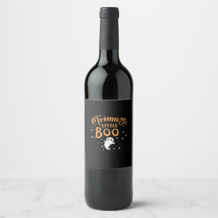 Rótulo De Garrafa De Cerveja Pequeno Boo da mamãe - Feliz Dia das Bruxas