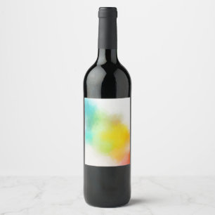 Rótulo De Garrafa De Cerveja Personalizado Branco Colorido Rosa Vermelho Amarel