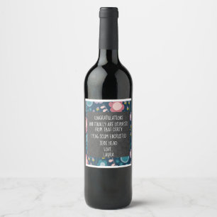 Rótulo De Garrafa De Cerveja Personalizado de Celebração de Divórcio