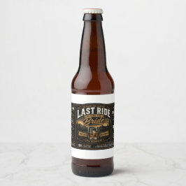 Rótulo de Garrafa de Cerveja Personalizado para De
