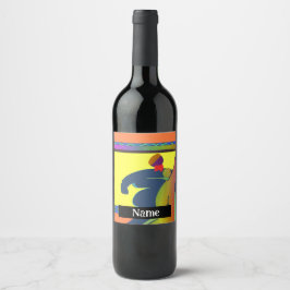 Rótulo De Garrafa De Cerveja Personalizar figuras de rolagem