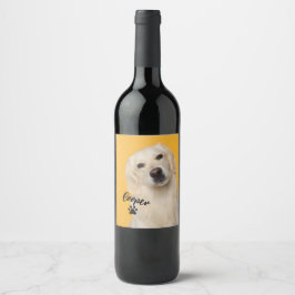 Rótulo De Garrafa De Cerveja Personalized Pet  Photo Dog Lover with Photo