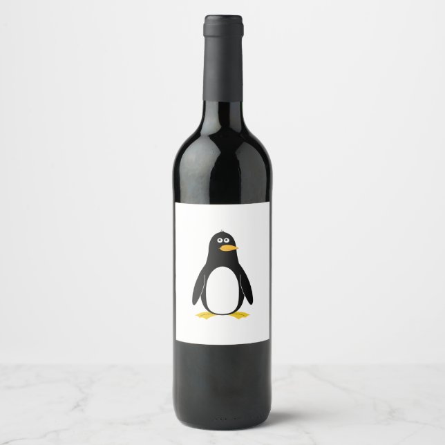 Rótulo De Garrafa De Cerveja Pinguim (Frente)