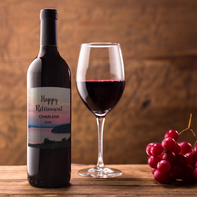 Rótulo De Garrafa De Cerveja Pink Sunset de Reforma Feliz (In Situ Glass of Wine)