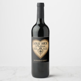 Rótulo De Garrafa De Cerveja Poção de Amor Hex Um Dop é Suficiente