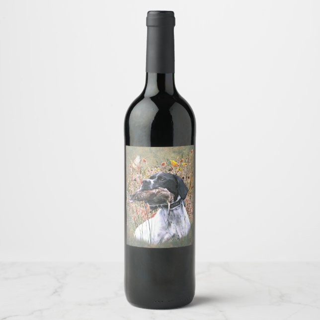 Rótulo De Garrafa De Cerveja Pointer inglês (Frente)