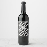 Poka Dotted Papais noeis e seu rótulo de vinho de