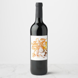 Rótulo De Garrafa De Cerveja Polvo âmbar náutico