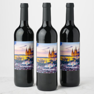 Rótulo De Garrafa De Cerveja Praga