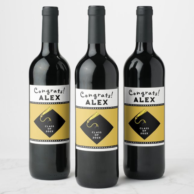 Rótulo De Garrafa De Cerveja Presente de festa de formatura (Garrafas)