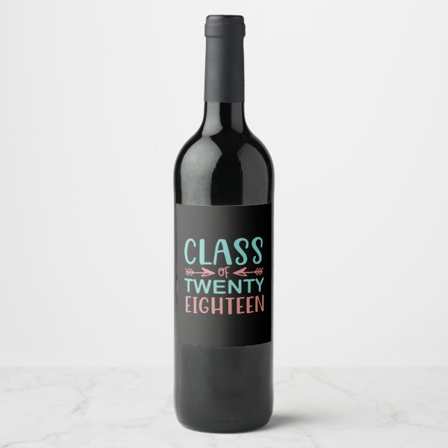 Rótulo De Garrafa De Cerveja Presente de Graduação | Classe 28 (Frente)
