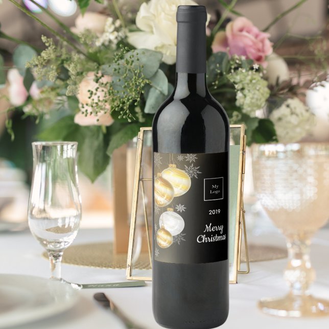 Rótulo De Garrafa De Cerveja Presente de Natal empresa de negócios de jóias de  (Criador carregado)