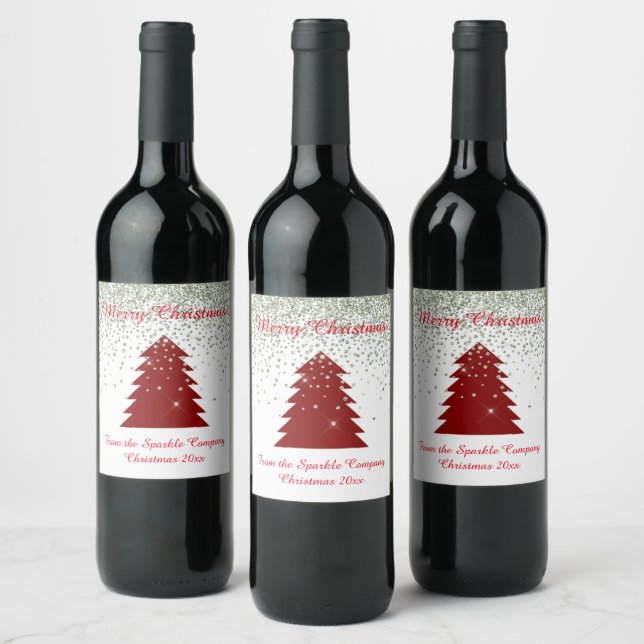 RÓTULO DE GARRAFA DE CERVEJA PRESENTE DE VINHO PERSONALIZÁVEL DE ÁRVORE DE NATA (Garrafas)