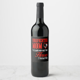 Rótulo De Garrafa De Cerveja Presente do Bombeiro   Presentes-mãe de bombeiro
