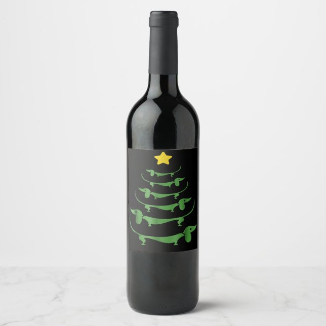 Rótulo De Garrafa De Cerveja Presente no cão | Dachshun Lovely (Frente)