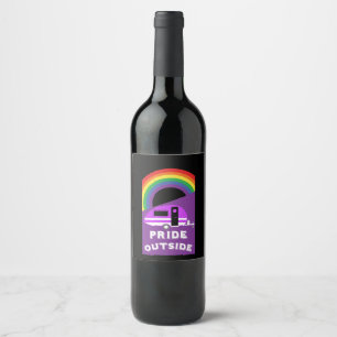 Rótulo De Garrafa De Cerveja Presentes de acampamento LGBTQ gay