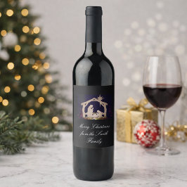 Rótulo De Garrafa De Cerveja Presentes Personalizados de Natal Vinho da Nativid