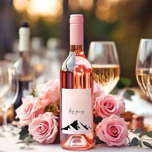 Rótulo De Garrafa De Cerveja Preto Moderno Fica Simples