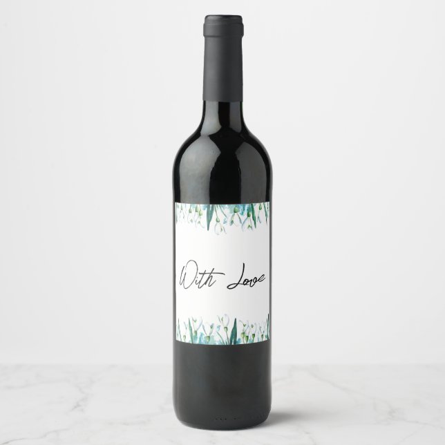Rótulo De Garrafa De Cerveja Primavera de Jardinagem de Flores de Janeiro (Frente)