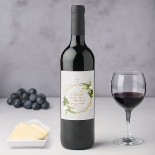 Rótulo De Garrafa De Cerveja Primeira Comunhão Margaridas de Lirio Callas Doura