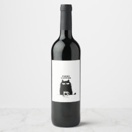 Rótulo De Garrafa De Cerveja Primeiro Café, Depois Meow – Amante de Gatos e Caf