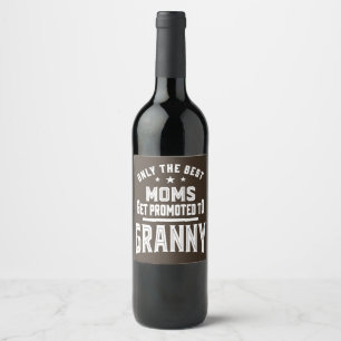Rótulo De Garrafa De Cerveja Promovido à avó