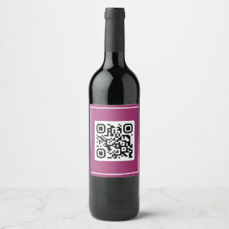 Rótulo De Garrafa De Cerveja Proposta de QR - Você me Casado?