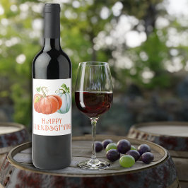 Rótulo De Garrafa De Cerveja Pumpkins Feliz Amizade queimada queda laranja