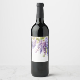 Rótulo De Garrafa De Cerveja Púrpura, púrpura, aletria, púrpura, floral