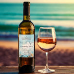 Rótulo De Garrafa De Cerveja Quinceañera, debaixo do Mar, Conchas de Praia<br><div class="desc">Personalize estas maravilhosas etiquetas de garrafa de vinho quinceañera, com o seu próprio texto, de forma fácil e rápida, basta pressionar o botão Editar Usando Ferramentas de Design para reorganizar e formatar o estilo e posicionamento do texto. Perfeito para o marmelho, doce 16, 18 anos, chá de panela, sob a...</div>