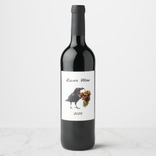 Rótulo De Garrafa De Cerveja Raven Graphics