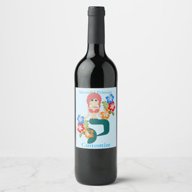 Rótulo De Garrafa De Cerveja Red Hereid Princesa Thunder_Cove (Frente)