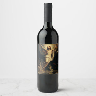 Rótulo De Garrafa De Cerveja Ressurreição de Cristo por Robert Wilhelm Ekman 