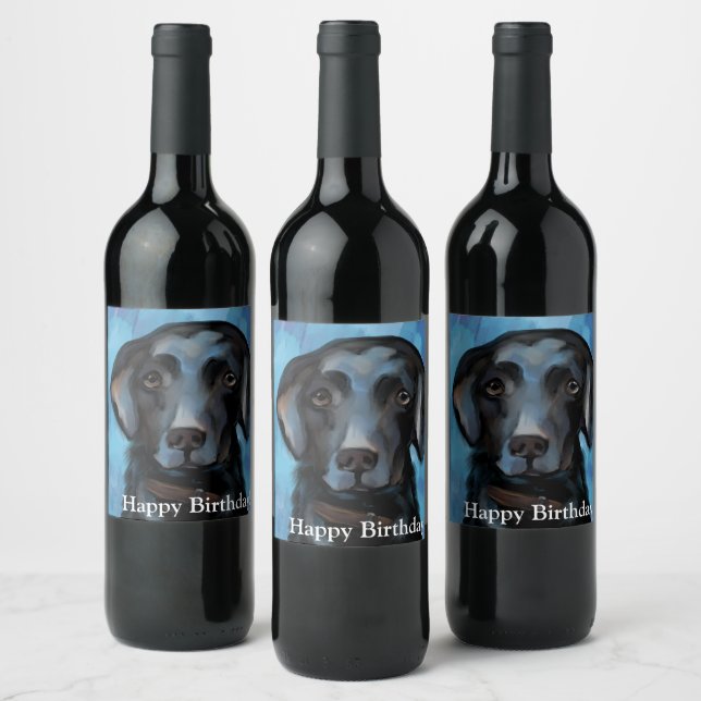 Rótulo De Garrafa De Cerveja Retriever Labrador  (Garrafas)