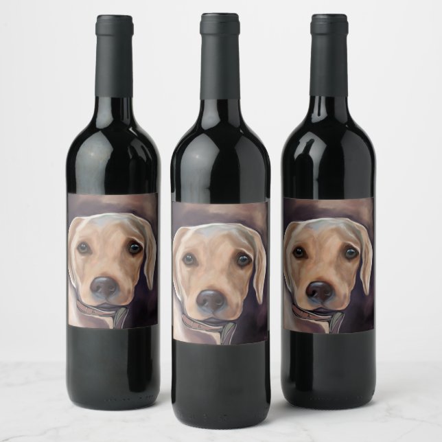 Rótulo De Garrafa De Cerveja Retriever Labrador  (Garrafas)