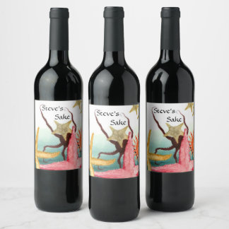 Rótulo De Garrafa De Cerveja Rice Vinho de Arroz de Caseira Personalizado