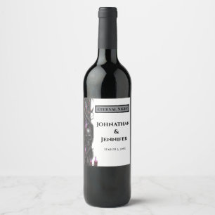 Rótulo De Garrafa De Cerveja Romance Sombrio Casamento Gótico Vampiro Noite Ete
