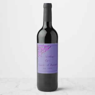 Rótulo De Garrafa De Cerveja Romântico, Vintage, Antigo Roxo