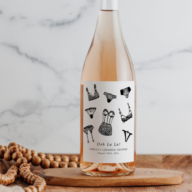 Rótulo De Garrafa De Cerveja Rompimento de Noiva com Letra Moderna a Pincel (Criador carregado)