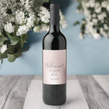 Rosa dourado brilho fibra metálica ombre bem-vinda