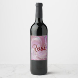 Rótulo De Garrafa De Cerveja Rosé