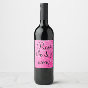 Rótulo De Garrafa De Cerveja Rosé Afeminado Brilhe o Dia Todo Rosa Quente Brilh