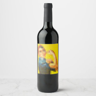 Rótulo De Garrafa De Cerveja Rosie, o ribeiro "Nós podemos fazer isso!" pixeldo