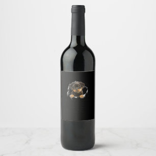 Rótulo De Garrafa De Cerveja Rottweiler Puppy Se Eu Pudesse Te Dar Algum Gif En