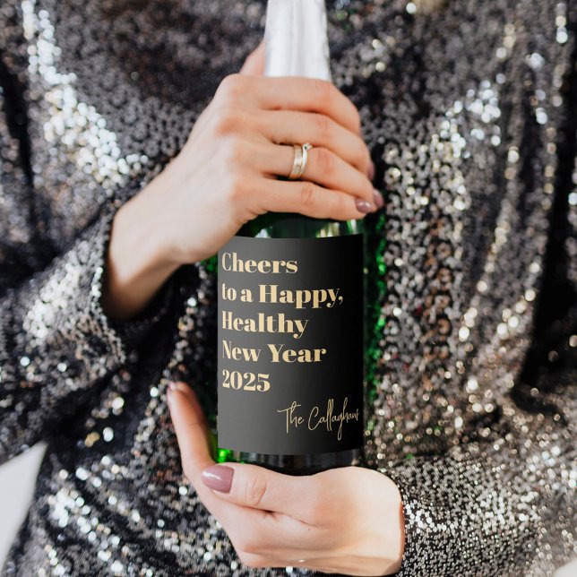 Rótulo De Garrafa De Cerveja Rótulo de Frasco Personalizado de Saúde Moderno (Criador carregado)