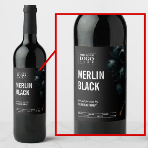 Rótulo De Garrafa De Cerveja Rótulo de Produto de Vinho Tinto Novo Moderno