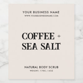 Rótulo De Garrafa De Cerveja Rótulo de produto neutro elegante com depuração co